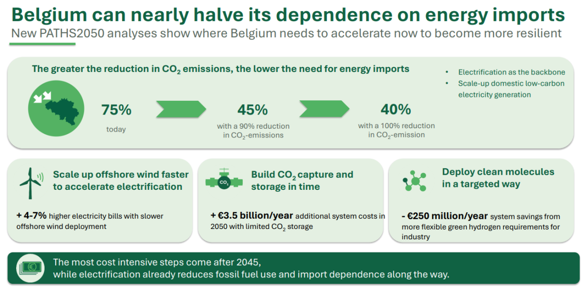 Infographic on energy dependency